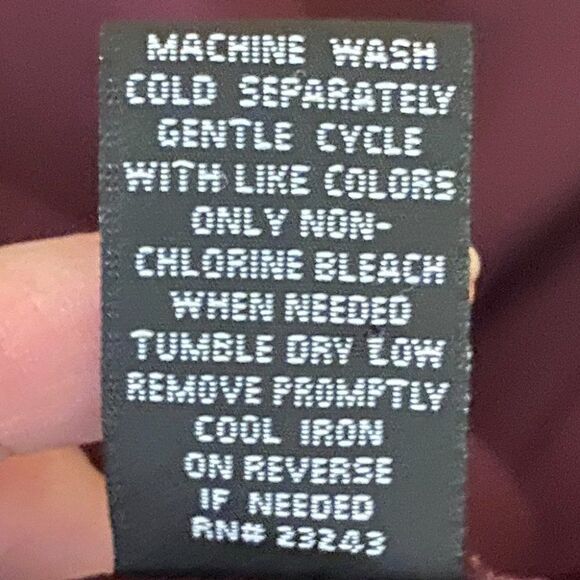 New York & Co Track Jacket Size Small Performance Wear Workout Burgundy - Picture 7 of 7